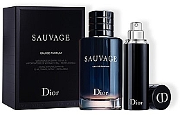 Fragrances, Perfumes, Cosmetics Dior Sauvage Gift Set - Set (edt 100ml + edt/mini 10ml) 