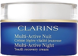 Fragrances, Perfumes, Cosmetics Night Cream - Clarins Multi-Active Night Lightweight Youth Recovery Comfort Cream