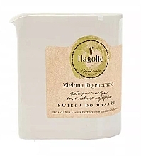 Fragrances, Perfumes, Cosmetics Green Regeneration Massage Candle - Flagolie Green Regeneration Massage Candle