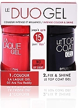 Fragrances, Perfumes, Cosmetics Manicure Set - Bourjois Le Duo Gel (laque/2x10ml)