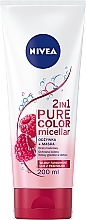 Fragrances, Perfumes, Cosmetics Micellar Conditioner Mask for Colored Hair - Nivea Pure Color Micellar Conditioner+Mask 