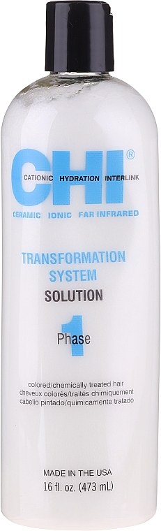 Straightening Fluid Formula B, Phase 1 - CHI Transformation Solution Formula B — photo N1