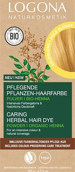 Hair Color - Logona Herbal Hair Dye Colour — photo N1