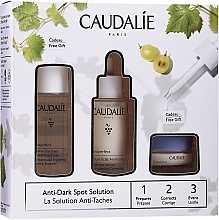 Fragrances, Perfumes, Cosmetics Anti-Dark Spot Solution Set - Caudalie Vinoperfect Set 1,2,3 Anti-Dark Spot Solution (serum/30ml + essence/50ml + f/cream/15ml)