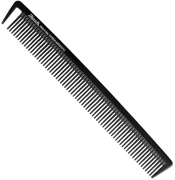 Carbon Comb, 22 cm, black - Janeke 812 Carbon Comb Antistatic — photo N1