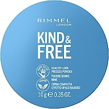 Powder - Rimmel Kind and Free Pressed Powder — photo N1