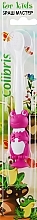 Fragrances, Perfumes, Cosmetics Tooth Brush for Kids, 0919, frog, violet - Colibris Soft