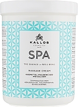 Fragrances, Perfumes, Cosmetics Body Massage Cream - Kallos Cosmetics SPA Massagee Cream