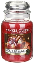 Fragrances, Perfumes, Cosmetics Scented Candle in Jar - Yankee Candle Spiced Berry Sangria