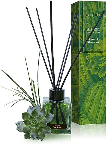 Dyfuzor zapachowy Kaktus i trawa cytrynowa - Esse Home Niche Fragrance Diffuser — photo N4