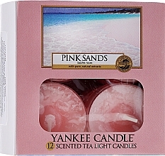 Tea Light Candles - Yankee Candle Scented Tea Light Candles Pink Sands — photo N1
