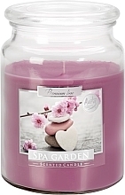 Premium Scented Candle in Jar 'SPA-Garden' - Bispol Premium Line Scented Candle Spa Garden — photo N2