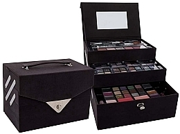 Makeup Set in a Case - Zmile Cosmetics Velvet Dark Grey Limited Edition Make Up Case — photo N2