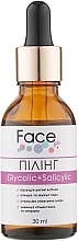 Fragrances, Perfumes, Cosmetics Facial Peeling with Glycolic & Salicylic Acids - Face Lab Glycolic+Salicilic Peeling pH 3,0