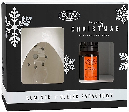 Orange Set - Pachnaca Szafa (ceramic/fireplace + essential/oil/10ml) — photo N1