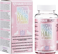 Healthy Hair Vegan Vitamins, 60 capsules - Hairburst Unicorn Vegan Hair Vitamins — photo N2