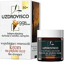 Fragrances, Perfumes, Cosmetics Phytodosing Eye Cream with Turmeric 50+ - Uzdrovisco