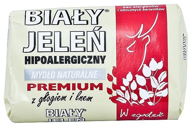 Hypoallergenic Soap, Hawthorn Extract - Bialy Jelen Hypoallergenic Soap Hawthorn — photo N1