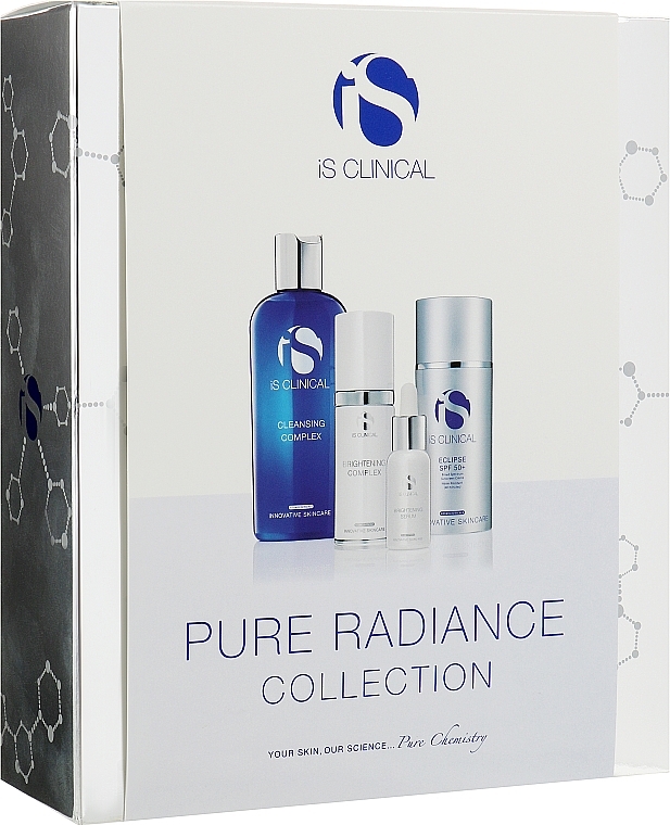 Skin Brightening Set - Is Clinical Pure Radiance Collection (cl/gel/180ml + serum/15ml + cr/30g + sun/cr/100g) — photo N1