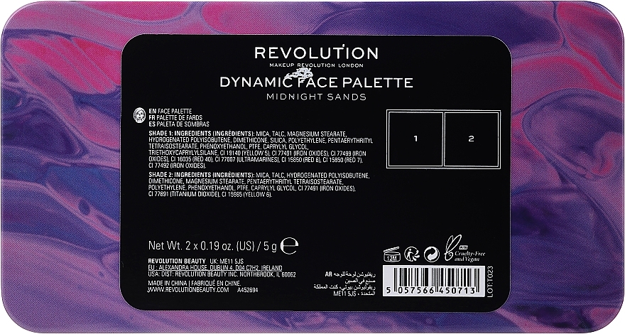 Makeup Palette - Makeup Revolution Neon Heat Dynamic Face Palette — photo N3