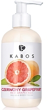 Fragrances, Perfumes, Cosmetics Hand & Body Balm "Red Grapefruit" - Kabos Hand & Body Balm