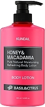 Fragrances, Perfumes, Cosmetics Basil & Citrus Body Lotion - Kundal Honey & Macadamia Body Lotion Basil & Citrus