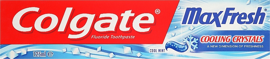 Whitening Toothpaste - Colgate Max Fresh With Cooling Crystals Cool Mint — photo N4