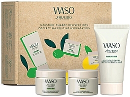 Fragrances, Perfumes, Cosmetics Set - Shiseido Waso Moisture Charge Kit (cr/15ml + mask/15ml + cleaner/30ml)