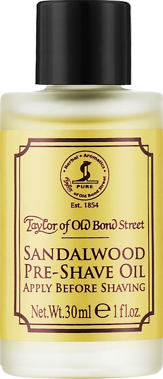 Pre-Shave Oil "Sandalwood" - Taylor of Old Bond Street Sandalwood Pre-Shave Oil — photo N1