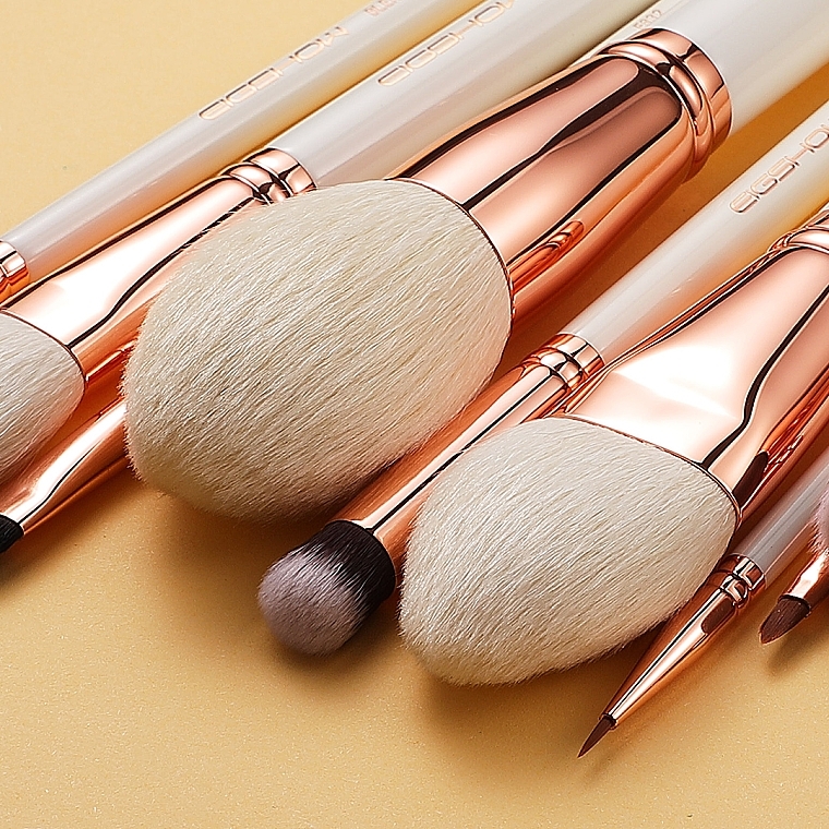 Makeup Brush Set, 12pcs - Eigshow Classic Rose Gold Master Series — photo N5