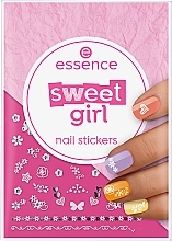 Fragrances, Perfumes, Cosmetics Nail Stickers - Essence Sweet Girl Nail Stickers