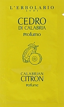 L'Erbolario Calabrian Citron - Parfum (sample) — photo N1