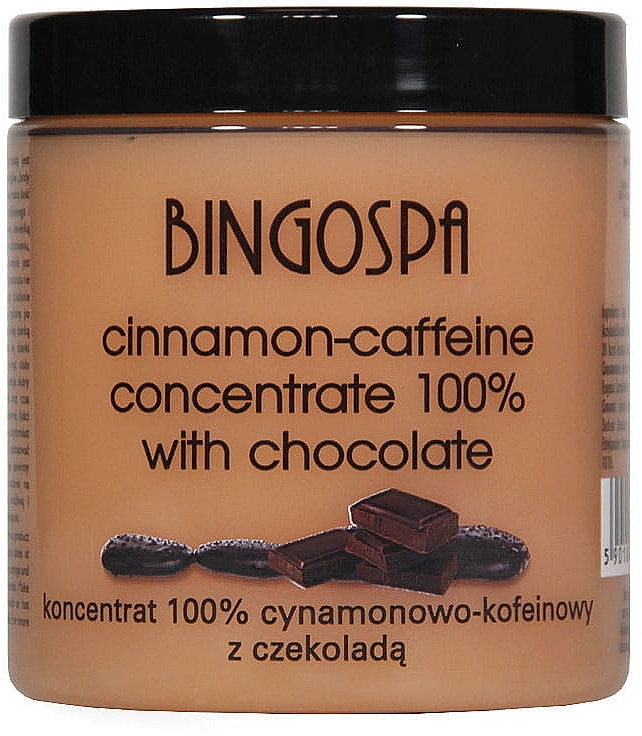 Cinnamon and Caffeine Concentrate with Chocolate Extract - BingoSpa — photo N1