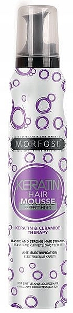 Hair Foam - Morfose Hair Keratin Mousse — photo N1