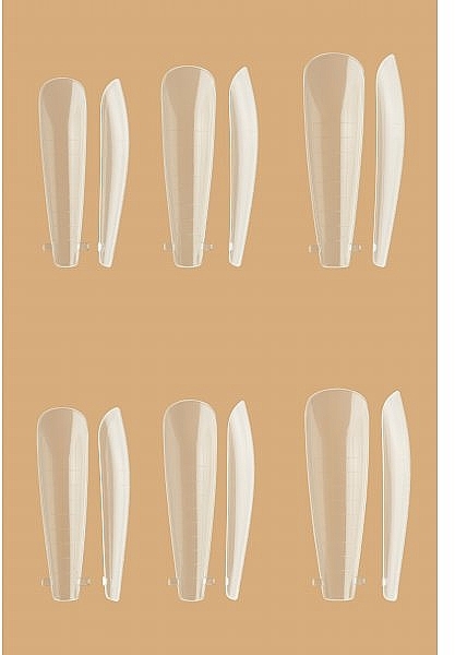 Ballerina Reusable Plastic Nail Extension Mold Pads - Kodi Professional Plastic Form System — photo N2