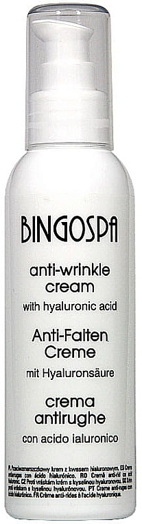 Anti-Wrinkle Cream with Hyaluronic Acid - BingoSpa — photo N1