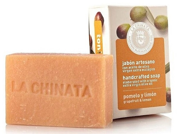 Grapefruit & Lemon Handmade Soap - La Chinata Grapefruit Lemon Handcrafted Soap — photo N1