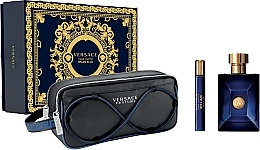 Fragrances, Perfumes, Cosmetics Versace Dylan Blue Pour Homme - Set (edt/100ml + edt/mini/10ml + bag/1pc)