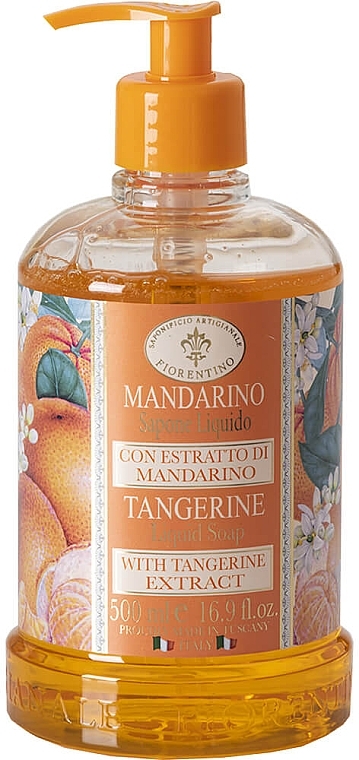 Liquid Mandarin Soap - Saponificio Artigianale Fiorentino Mandarino Liquid Soap — photo N1