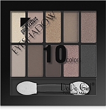 Eyeshadow Palette - DoDo Girl 10 Colors Eyeshadow — photo N2