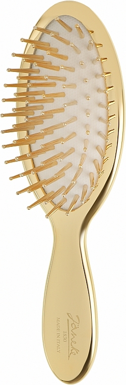 Small Massage Hair Brush, golden - Janeke — photo N1