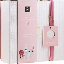 Fragrances, Perfumes, Cosmetics Set - Rituals The Ritual of Sakura Renewing (b/scrub/125g + s/gel/200ml + b/cr/70ml + soap/300ml)