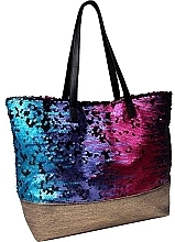 Fragrances, Perfumes, Cosmetics Beach Bag, 55x40x13 cm, with pink overflow - Corvet