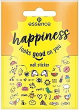 Fragrances, Perfumes, Cosmetics Nail Stickers - Essence Happiness Looks Good On You Nail Sticker