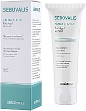 Fragrances, Perfumes, Cosmetics Facial Gel - SesDerma Laboratories Sebovalis Facial Gel (sample)