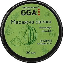 Fragrances, Perfumes, Cosmetics Massage Candle "Watermelon" - GGA Professional Massage Candle