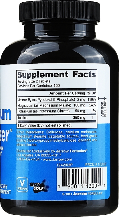 Dietary Supplement "Magnesium Optimizer" - Jarrow Formulas Magnesium Optimizer — photo N2