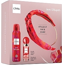 Fragrances, Perfumes, Cosmetics C-Thru Love Whisper - Set (edt/30 ml + deo/spray/150 ml + headband)