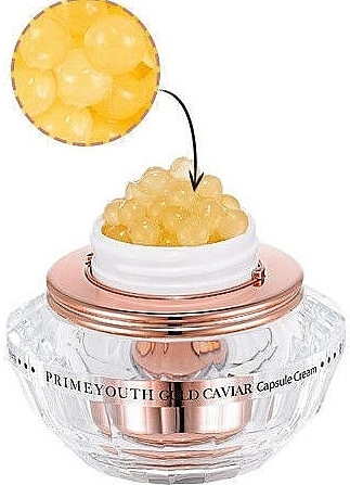 Face Cream Capsule - Holika Holika Prime Youth Gold Caviar Capsule Cream — photo N2