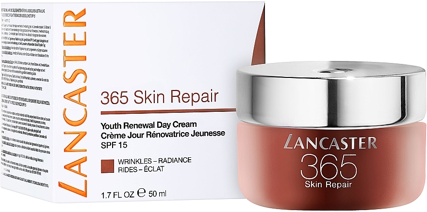 Day Cream for Face - Lancaster 365 Skin Repair Youth Renewal Day Cream SPF 15 — photo N5